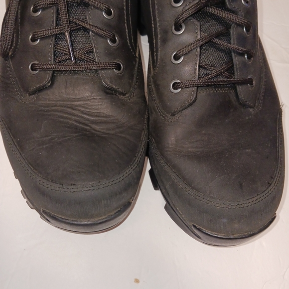 TIMBERLAND MEN'S KEELE RIDGE WATERPROOF LOW HIKER BLACK sz 12 - Picture 2 of 8